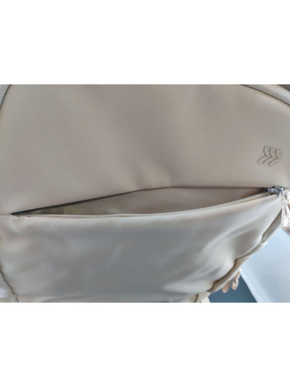 All In Motion Travel Backpack Beige Multifunctional Lightweight Design - Picture 10 of 12